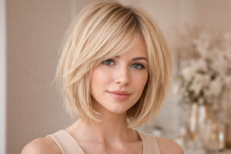 coupe carré cheveux fins sans volume avec effet densité et coiffure moderne femme