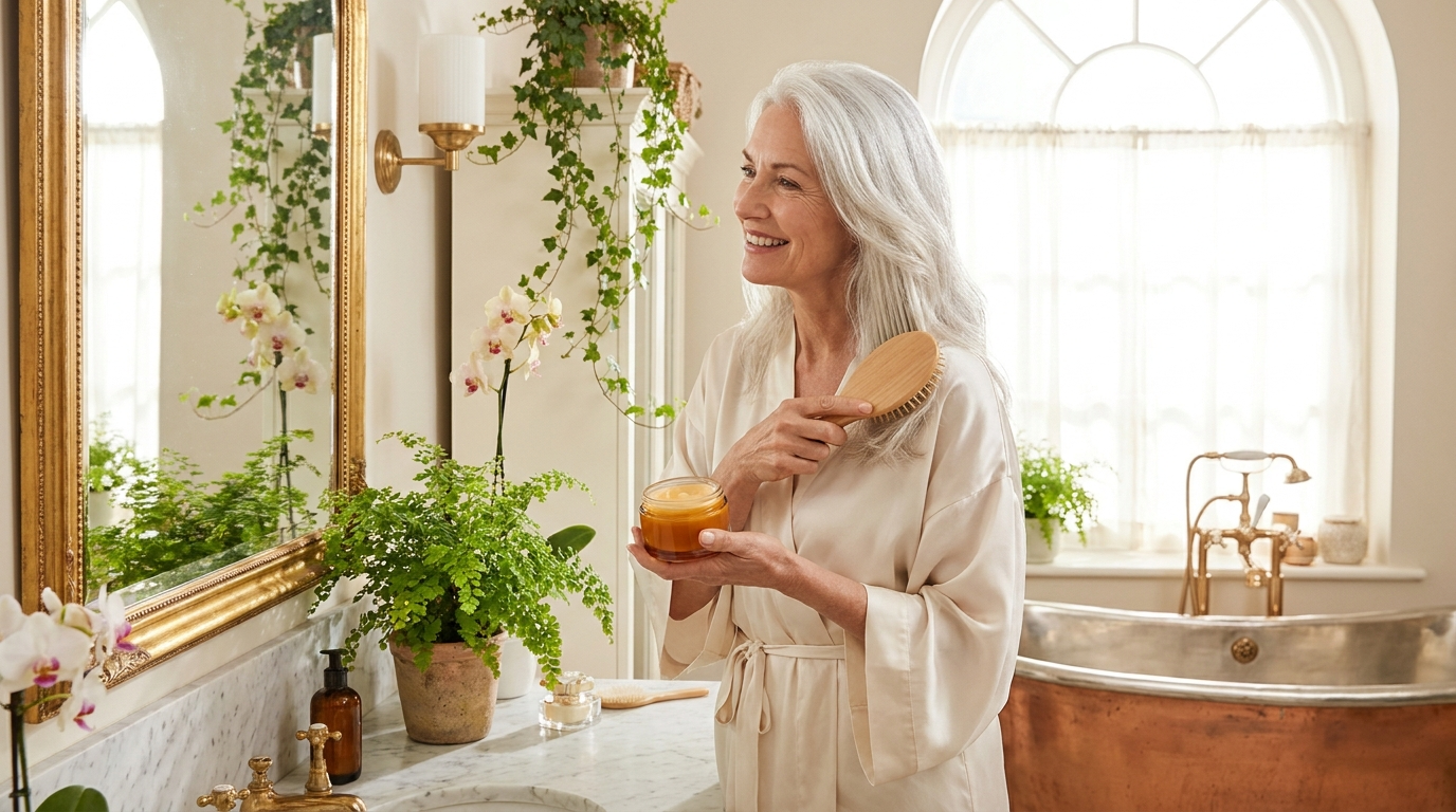 coloration naturelle cheveux blancs