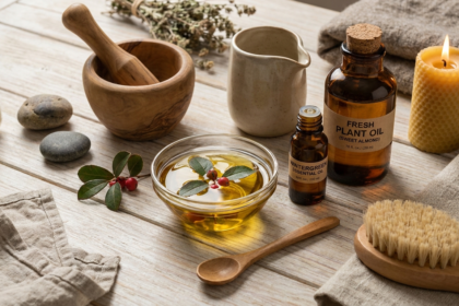 faire son huile de massage gaulthérie